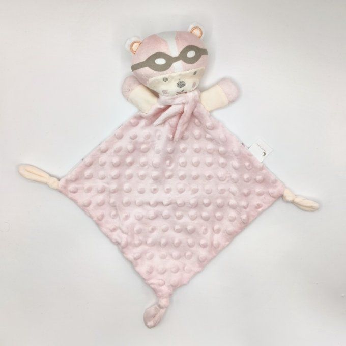 doudou parachutiste rose personnalisé